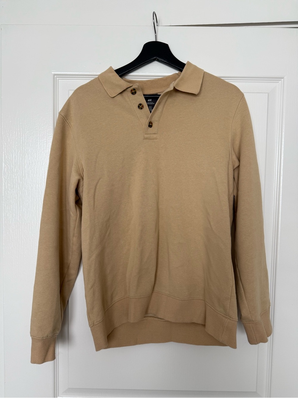 H&M Camel Polo Sweater